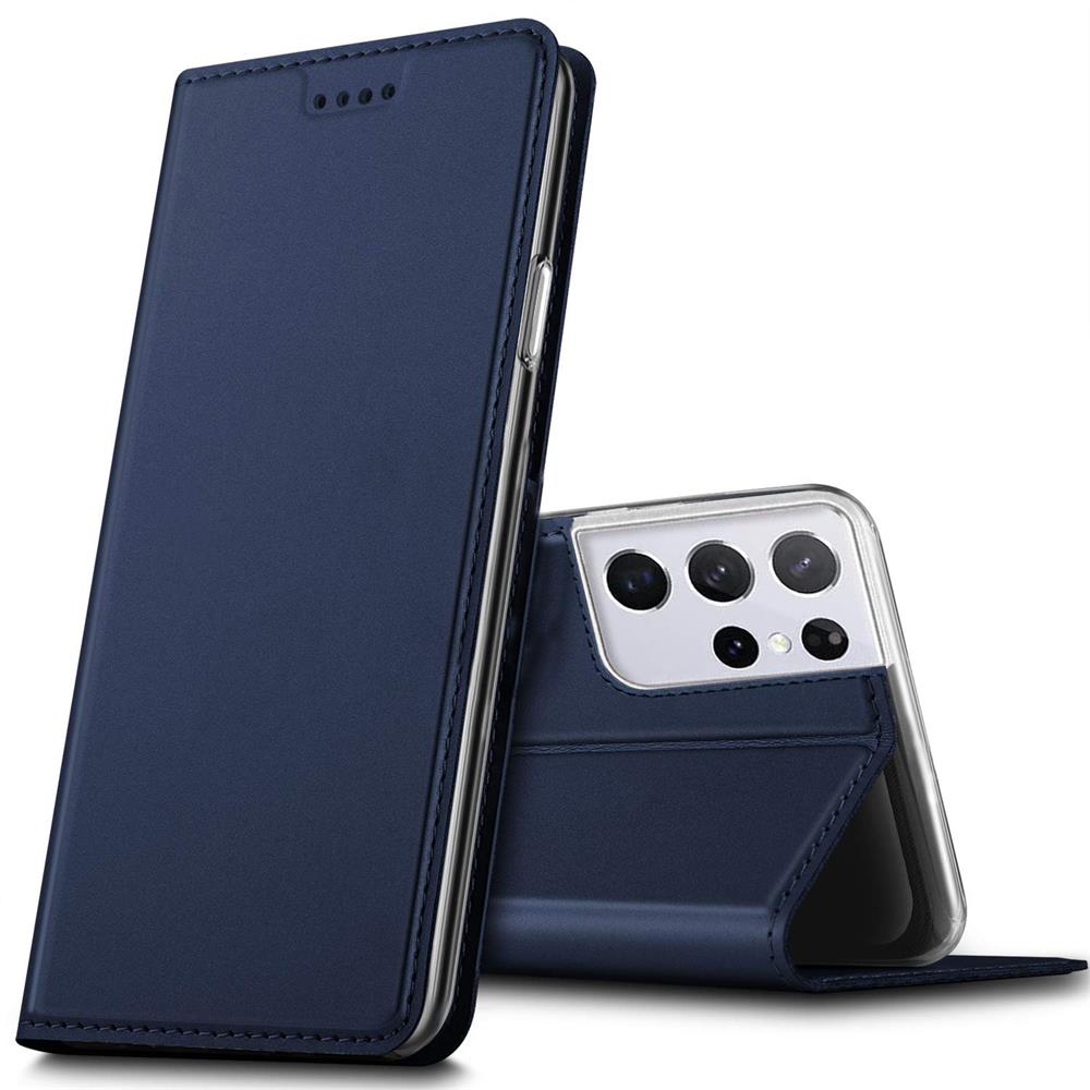 Electroplated Flip für Samsung Galaxy S21 Ultra in Blau