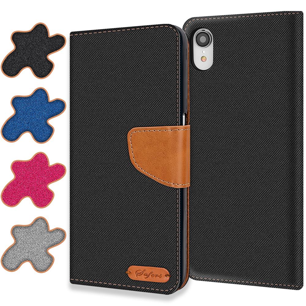 Textil Wallet für Apple iPhone XR