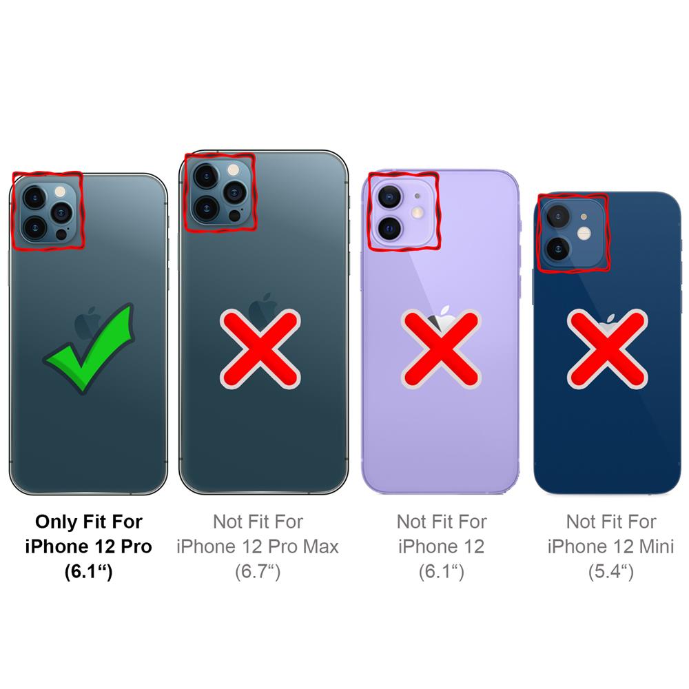 Connect Case Colour inkl. Kette für Apple iPhone 12 Pro in Schwarz
