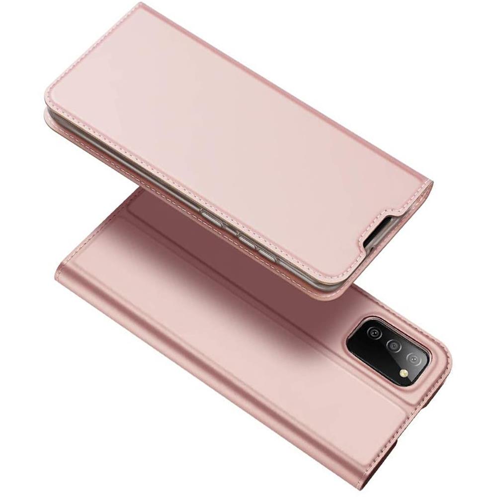 Electroplated Flip für Samsung Galaxy A03s in Rosegold