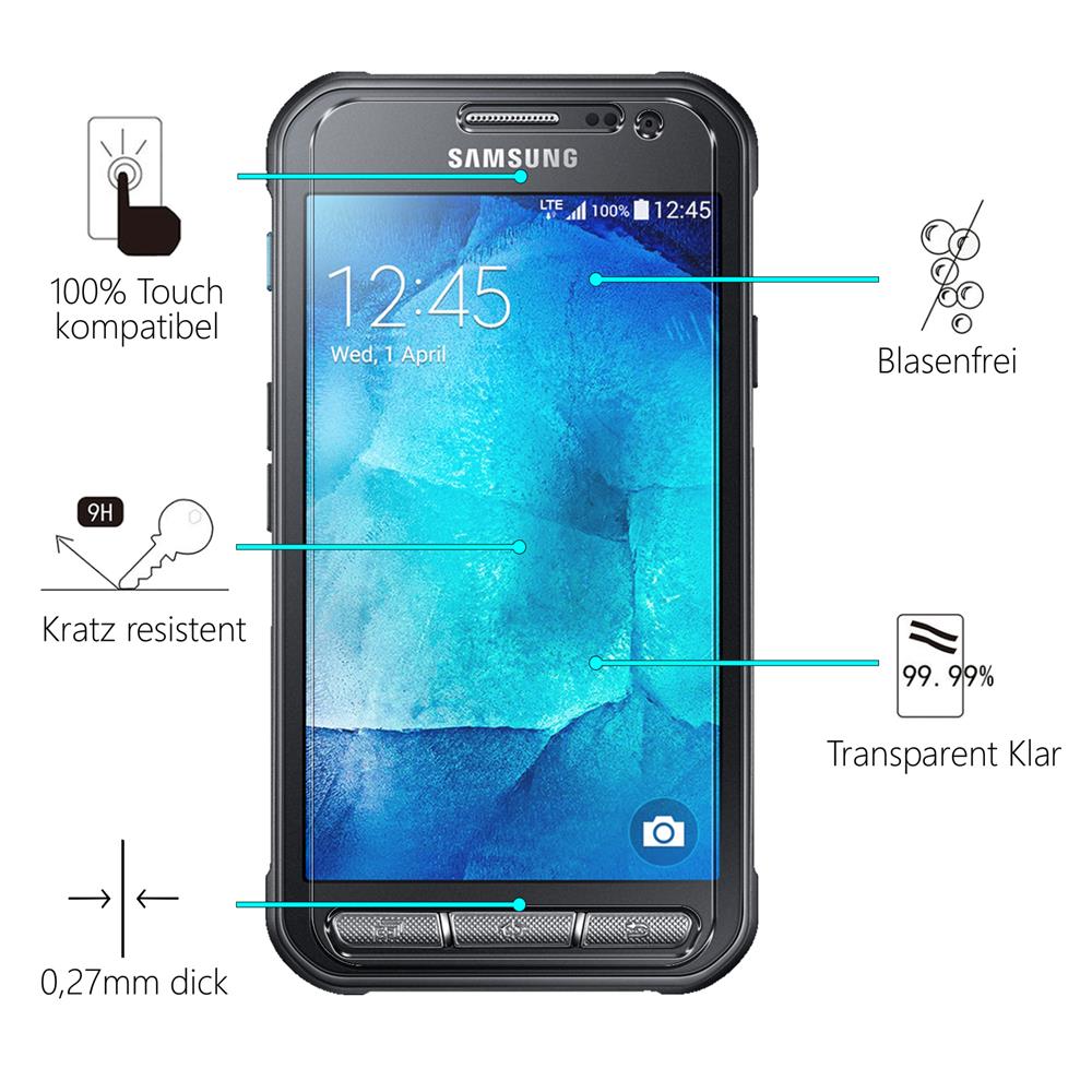 Glas 2in1 für Samsung Galaxy XCover 3