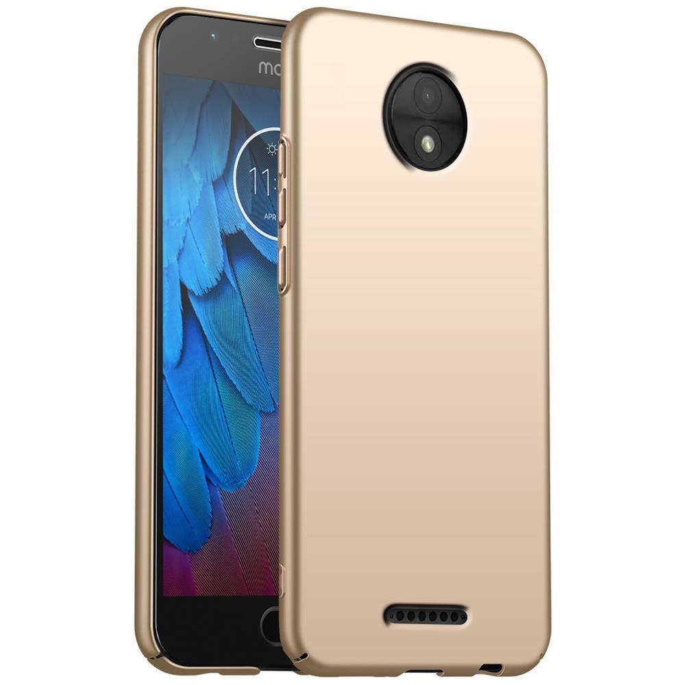 Classic Plain für Motorola/Lenovo Moto C Plus in Gold
