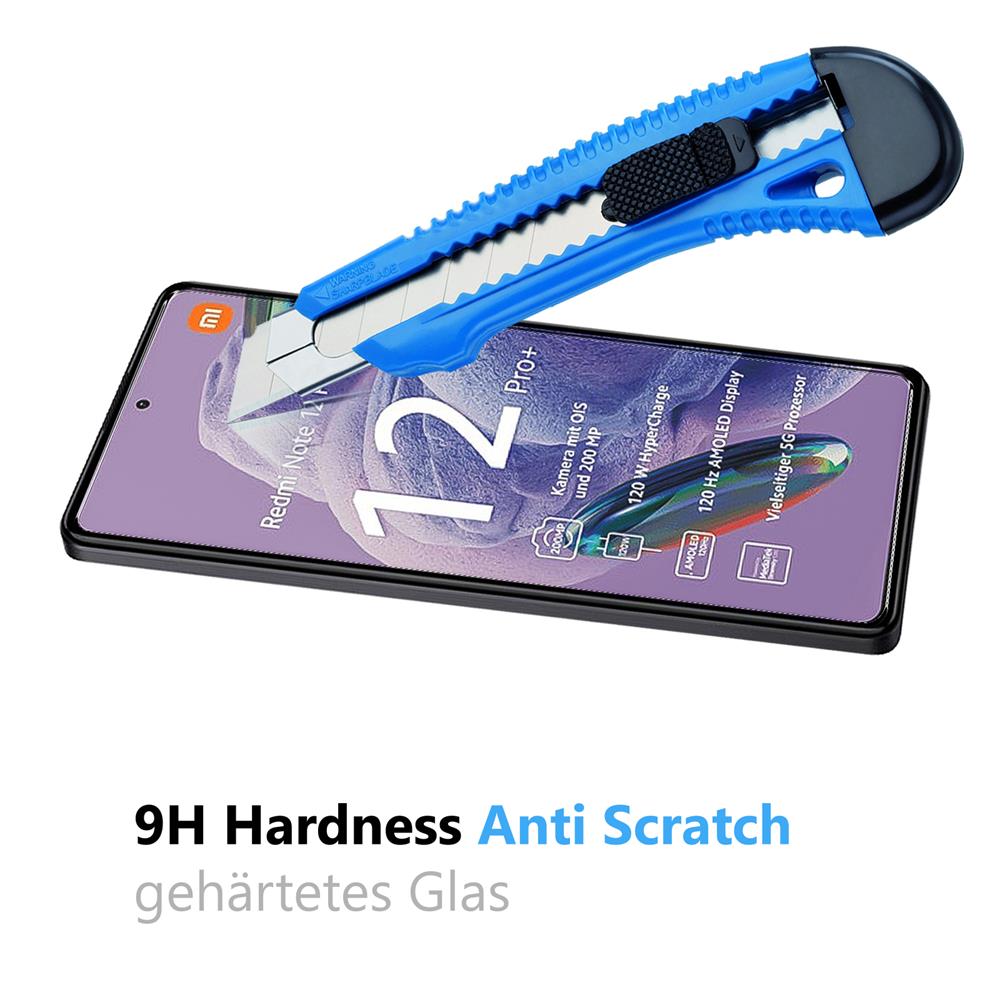 4in1 Glas Set für Xiaomi Redmi Note 12 Pro Plus 5G