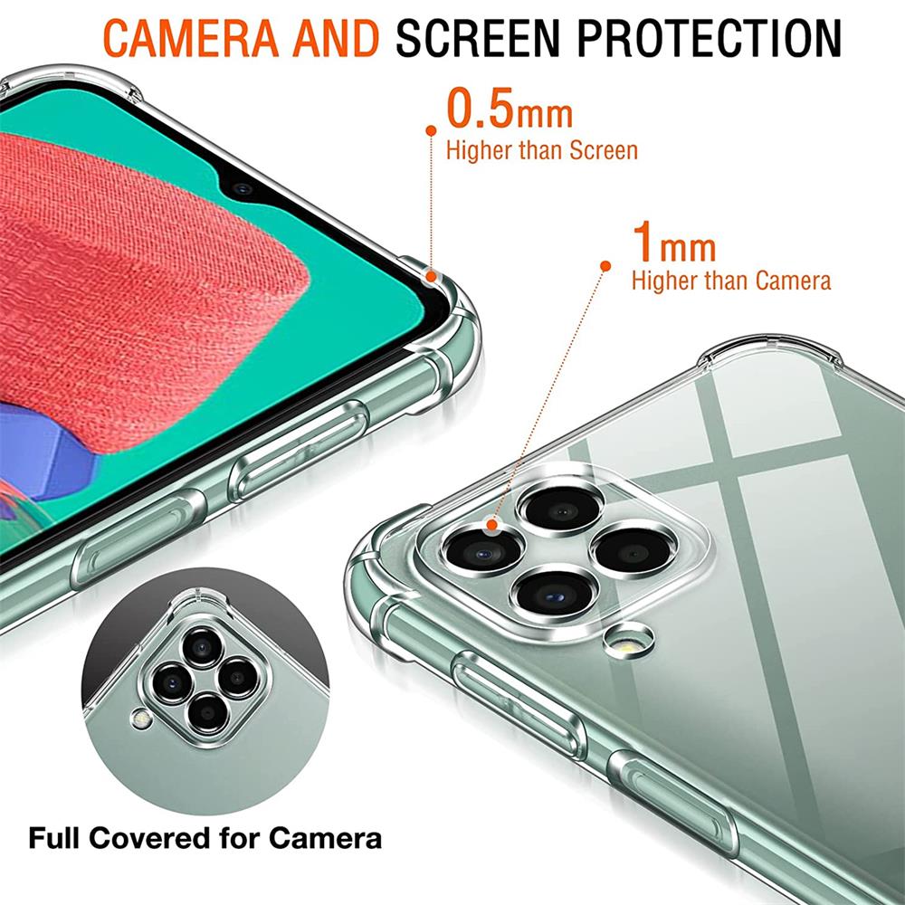 Rugged TPU für Samsung Galaxy M33 5G in Transparent