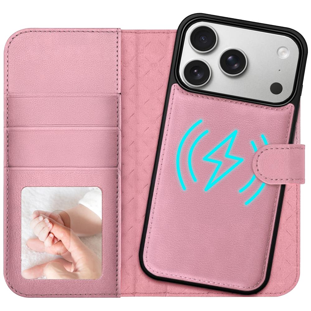Magnetic Wallet für Apple iPhone 17 Pro Max in Rosegold