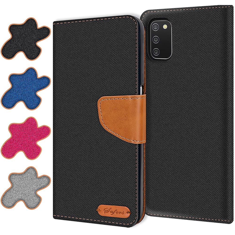 Textil Wallet für Samsung Galaxy A03s