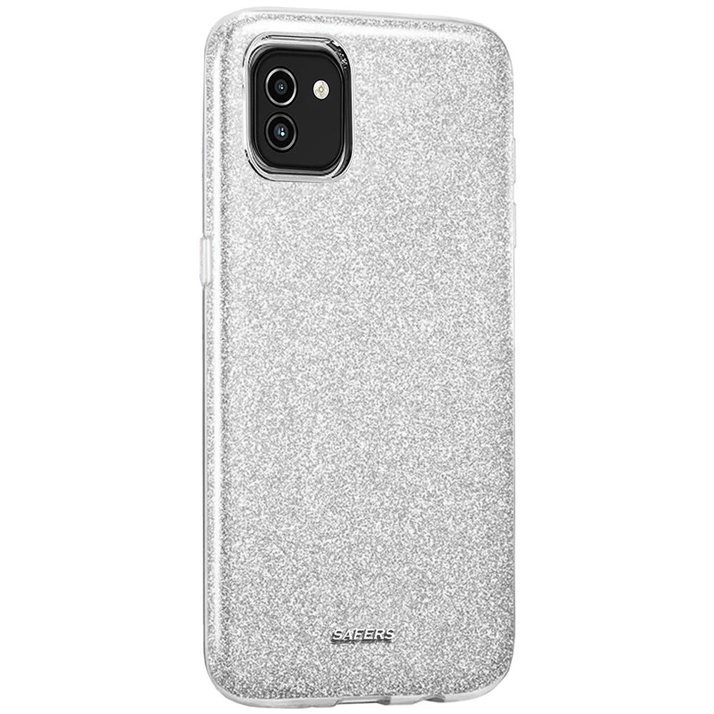 Shiny TPU für Samsung Galaxy A03 in Silber