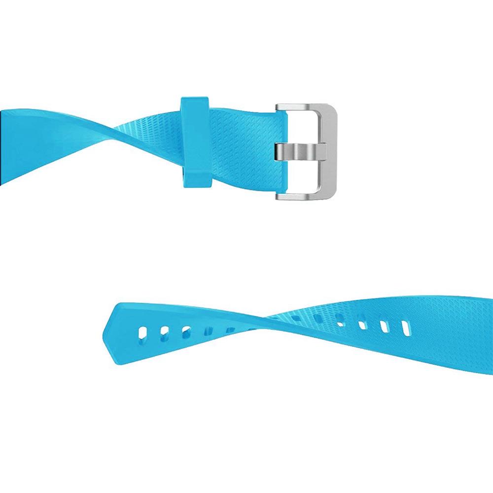 Fitnessarmband TPU für Fitbit Charge 2 - Größe S in Hellblau