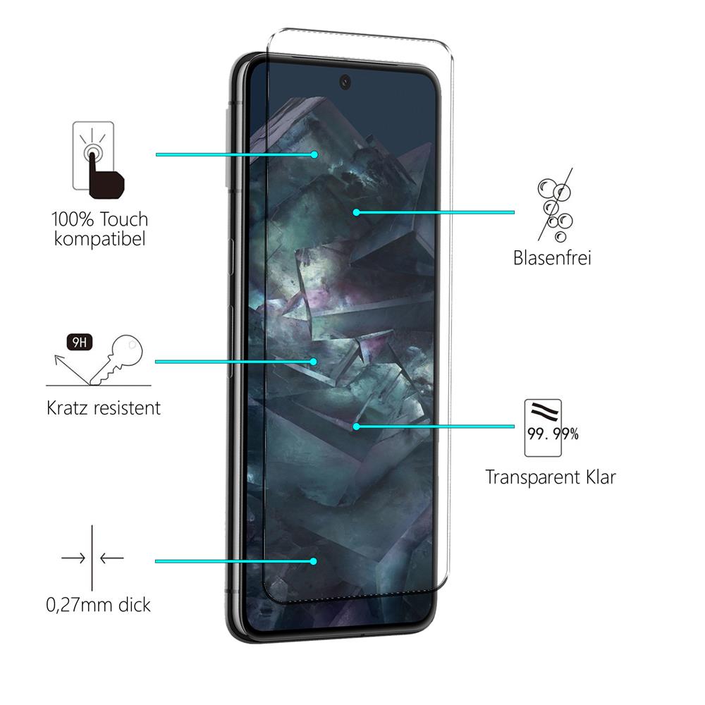 4in1 Glas Set für Google Pixel 8 Pro