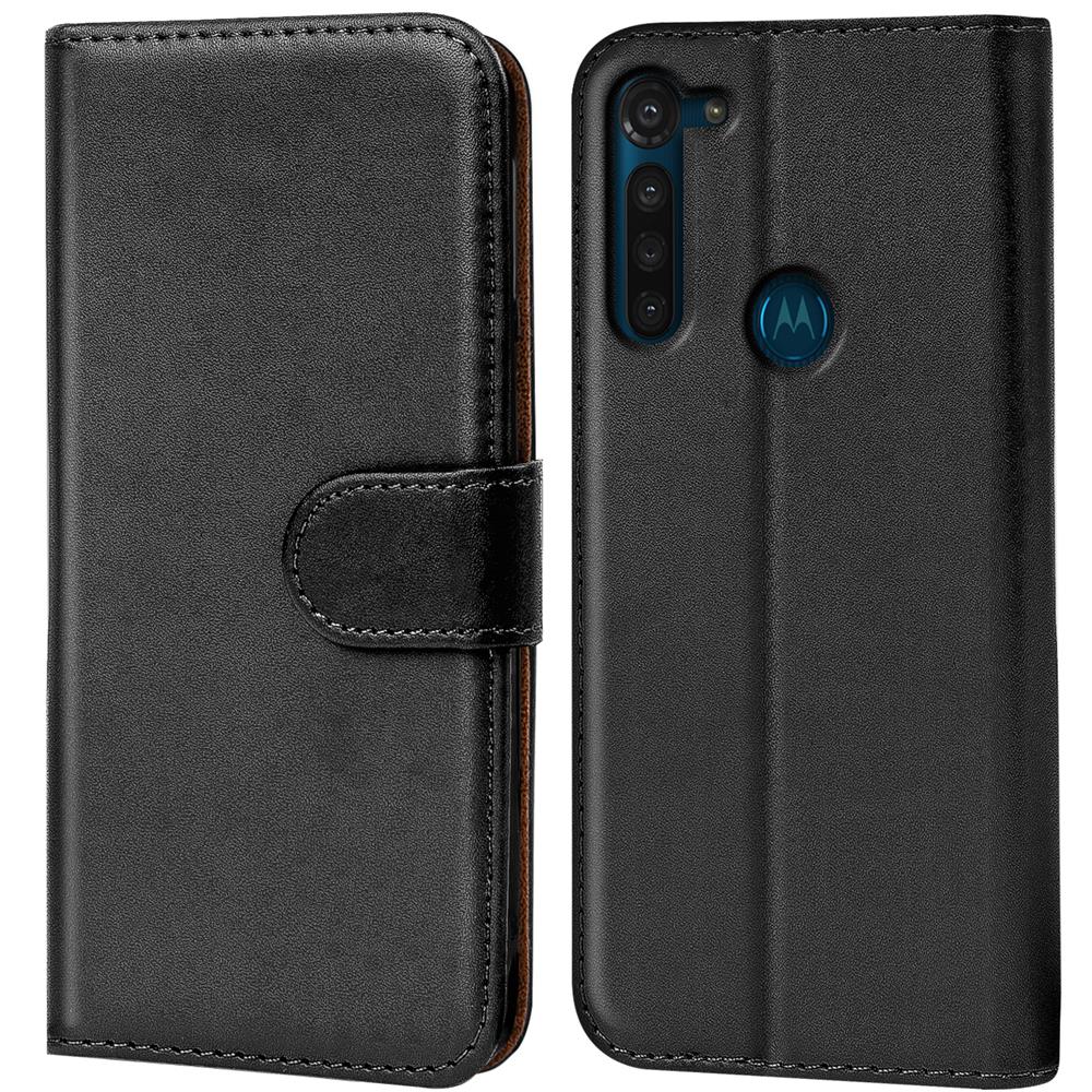 Basic Wallet für Motorola Moto G8 in Schwarz