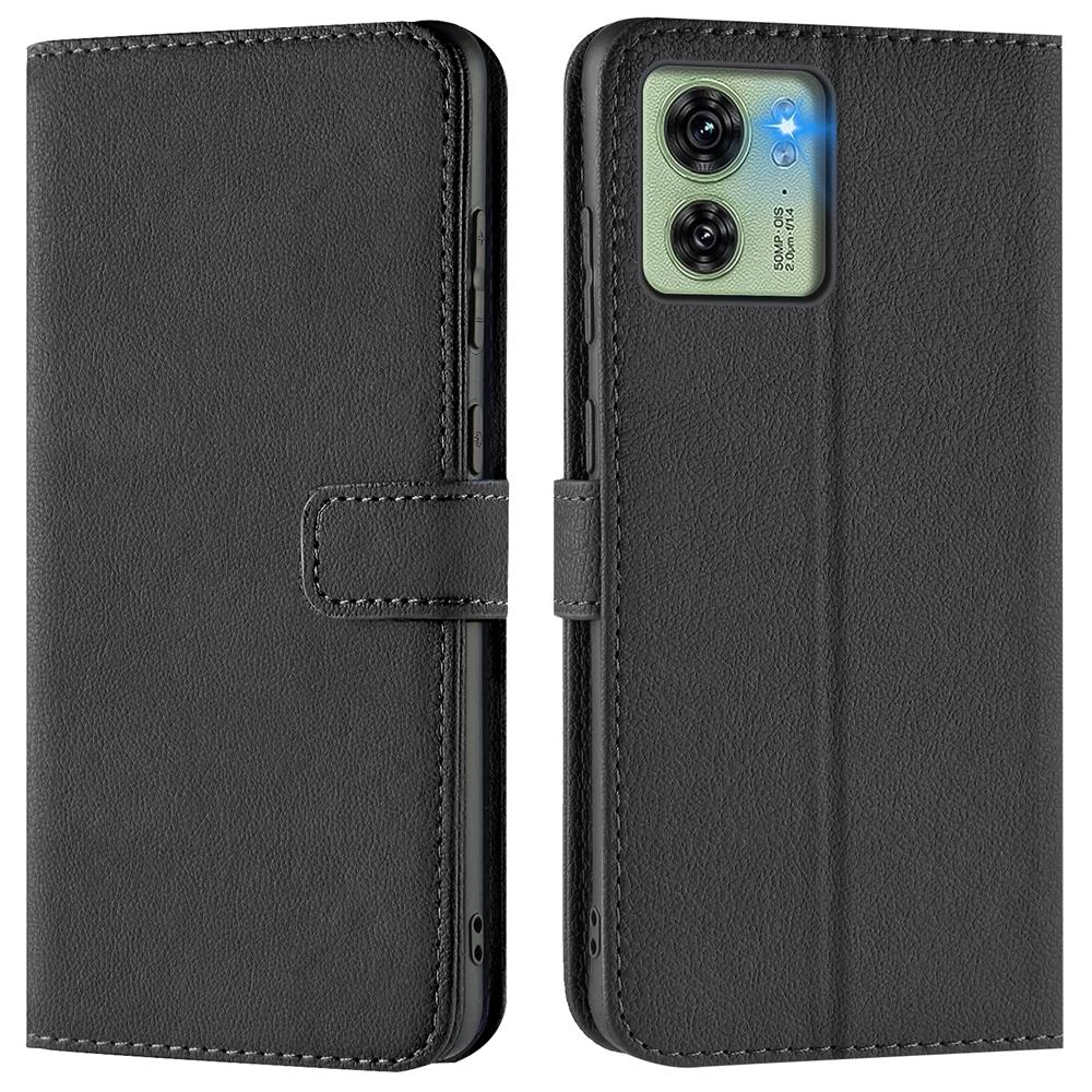 Basic Wallet für Motorola Edge 40 in Schwarz