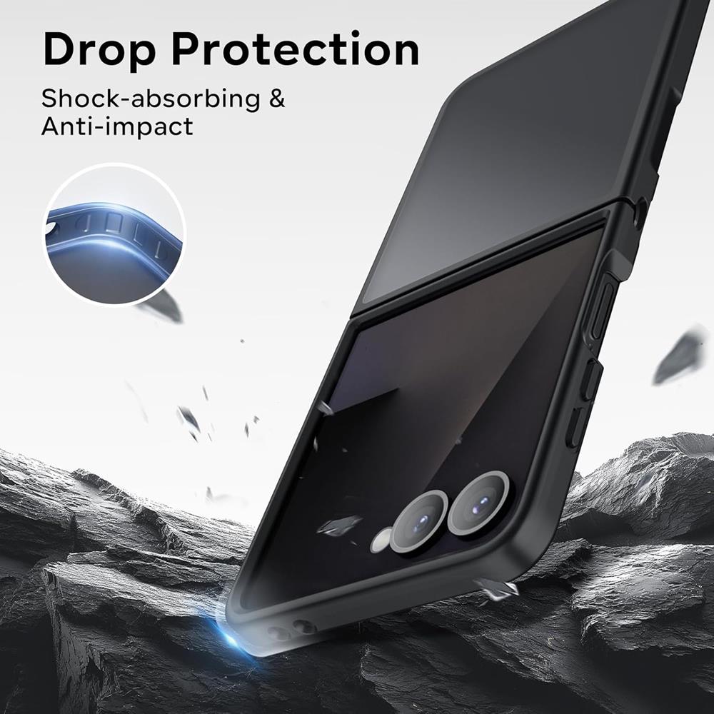 Classic TPU für Samsung Galaxy Z Flip 7 in Schwarz