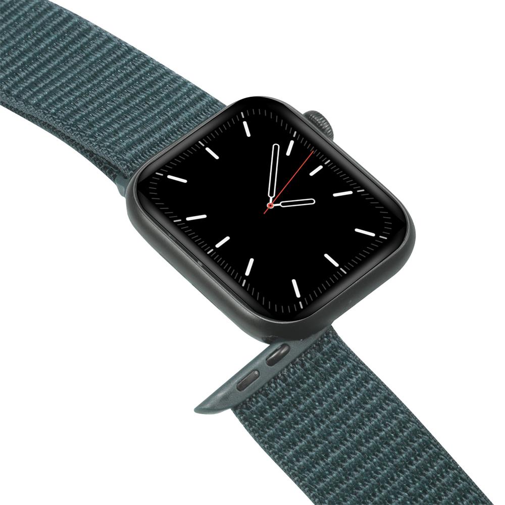 Fitnessarmband Nylon für Apple Watch 1-9 - 42/44/45 in Grün