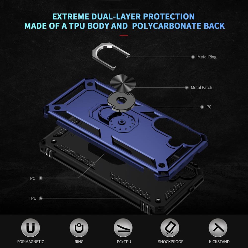 Army Case für Samsung Galaxy S25 FE in Blau