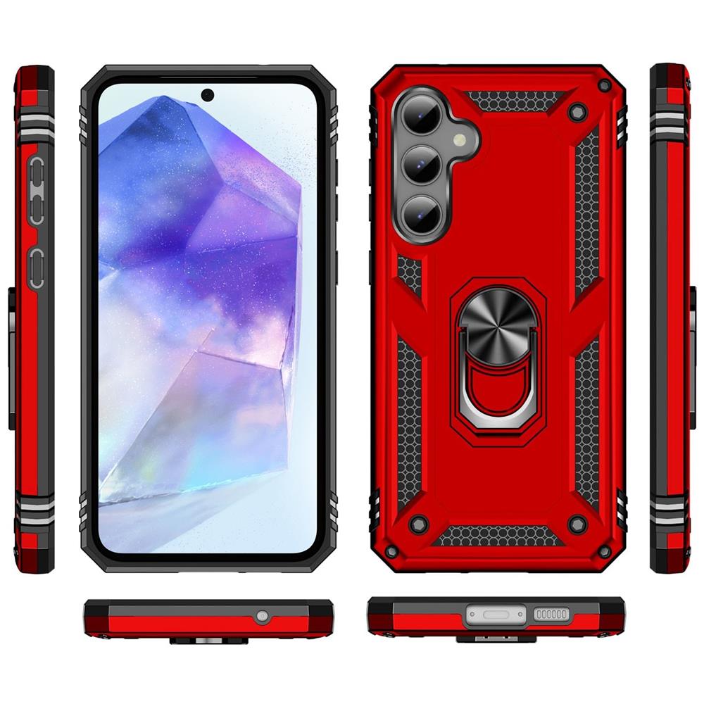 Army Case für Samsung Galaxy A55 5G in Rot