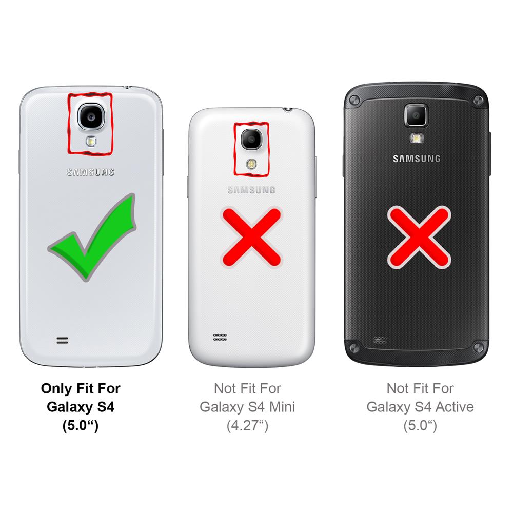 Basic Flip für Samsung Galaxy S4 in Schwarz