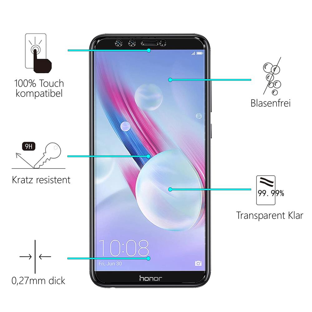 Glas 2in1 für Honor 9 Lite