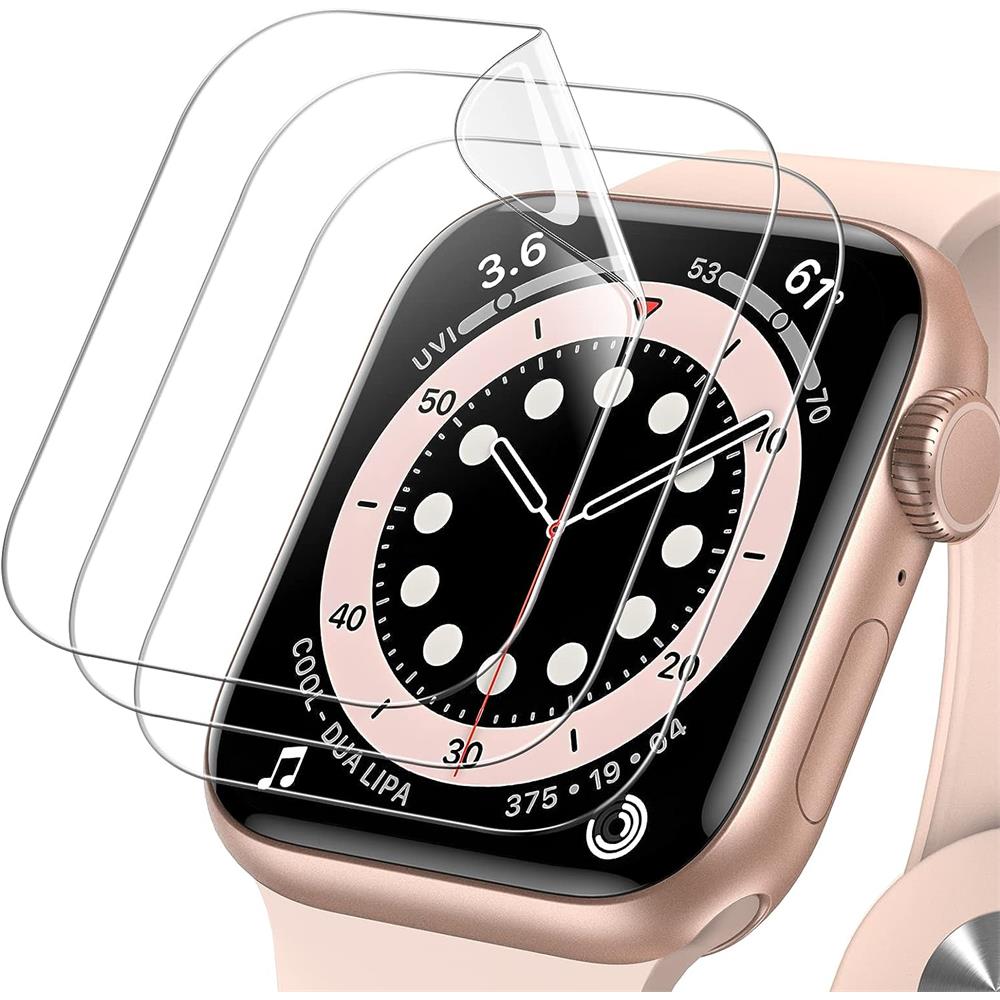 Clear Schutzfolie für Apple Watch 4 / 5 / 6 - 44mm im 2er Pack