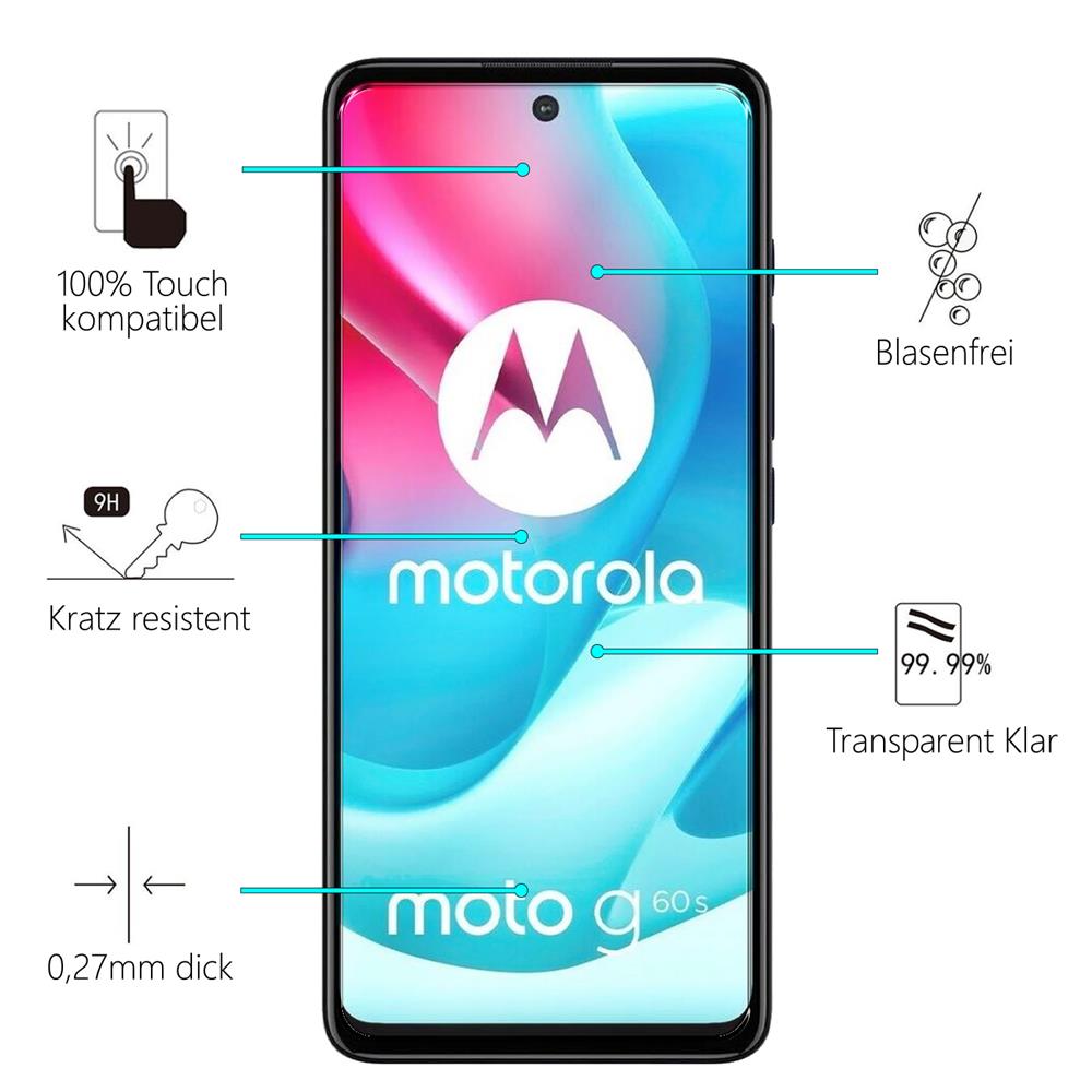 Glas 2in1 für Motorola Moto G60s