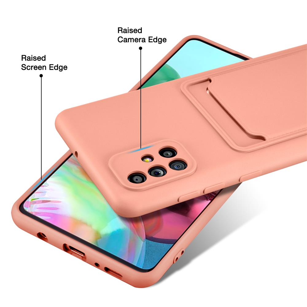 Card Case für Samsung Galaxy A71 in Rosa