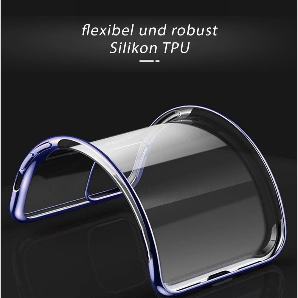 Zero Edge Color für Apple iPhone 11 Pro Max in Blau