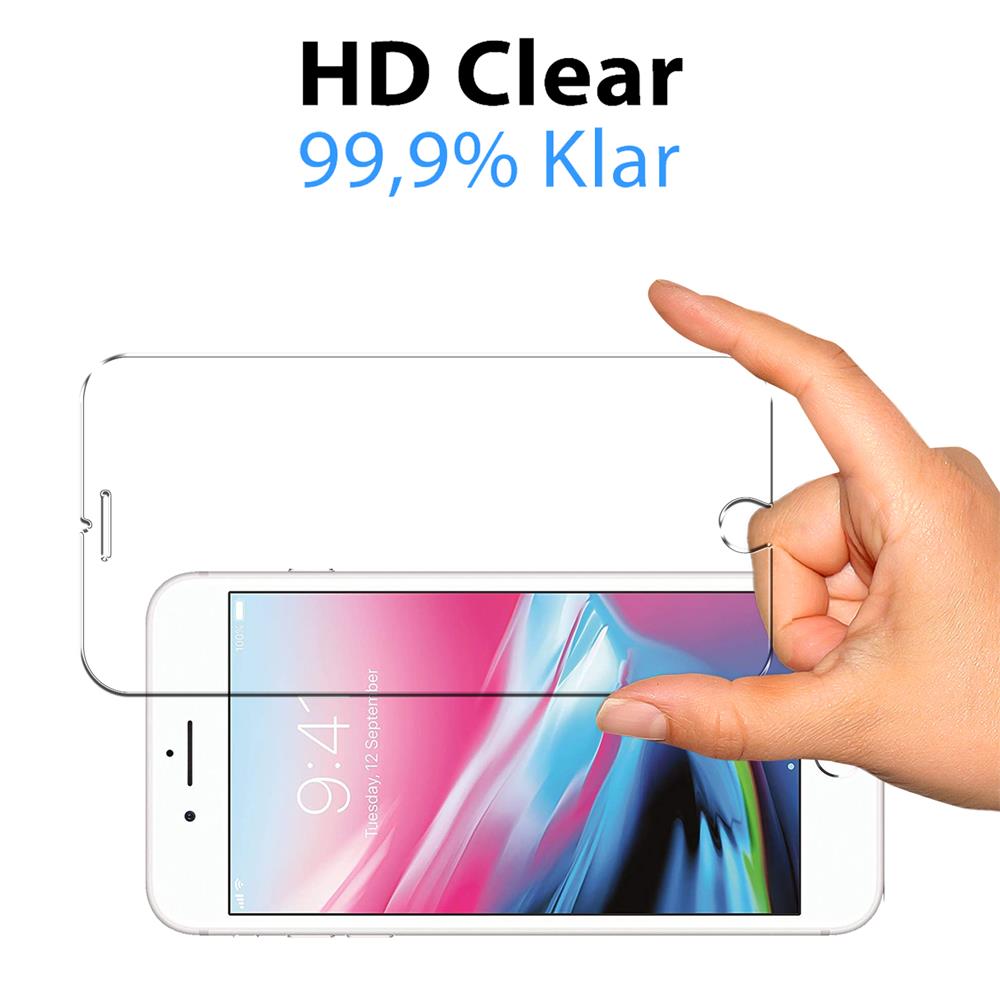 Glas 2in1 für Apple iPhone 7 / 8 / SE 2