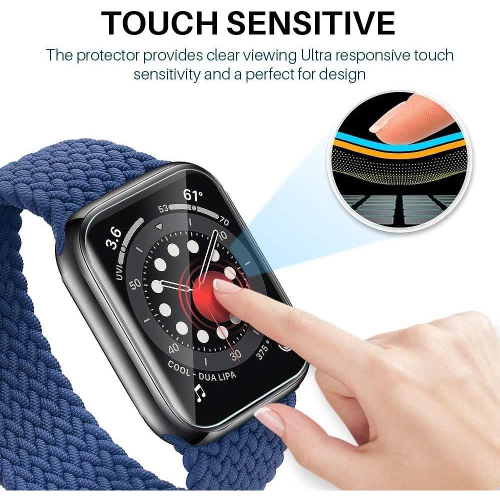 Clear Schutzfolie für Apple Watch 4 / 5 / 6 - 44mm im 2er Pack