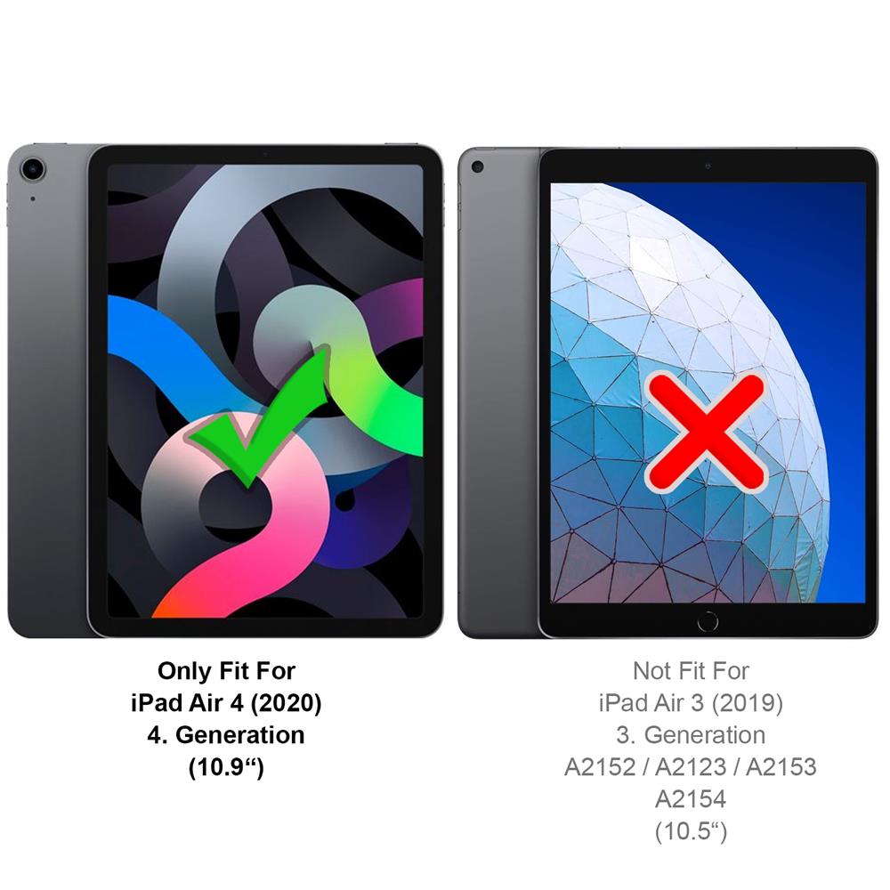 Rugged TPU Tab für Apple iPad Air 4 10.9 (2020) in Transparent