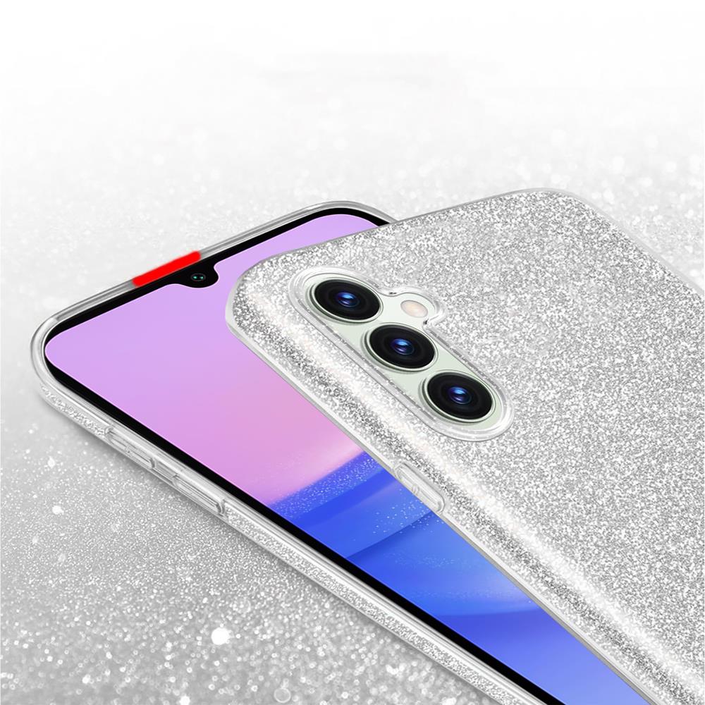 Shiny TPU für Samsung Galaxy A25 5G in Silber