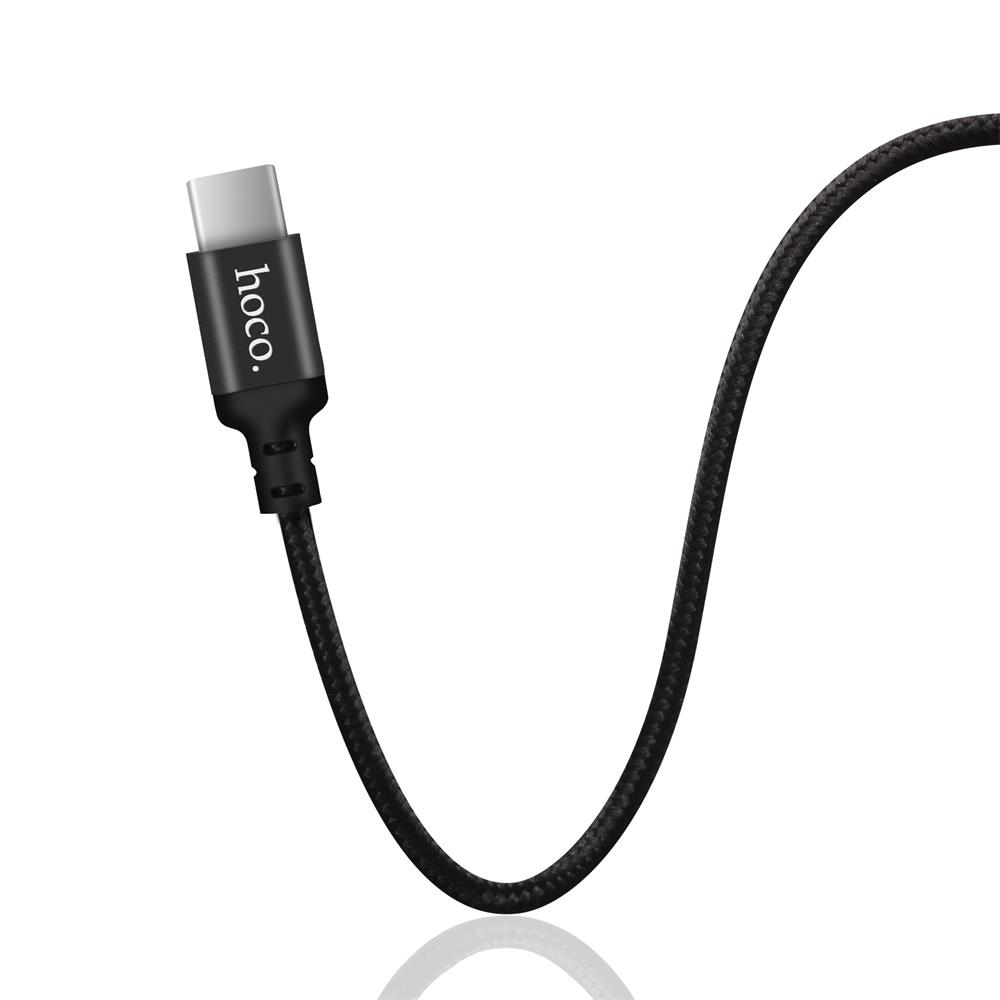 Hoco USB Kabel - X14 Type-C - 2M in Schwarz