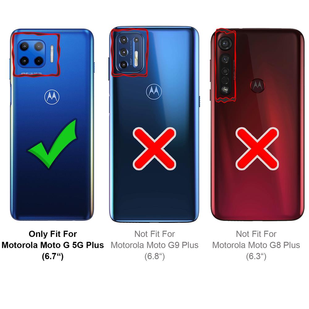 Basic Wallet für Motorola Moto G 5G Plus in Schwarz