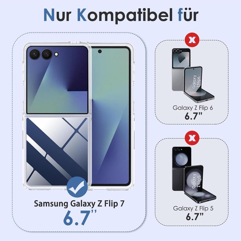 Zero - Samsung Galaxy Z Flip 7 in Transparent