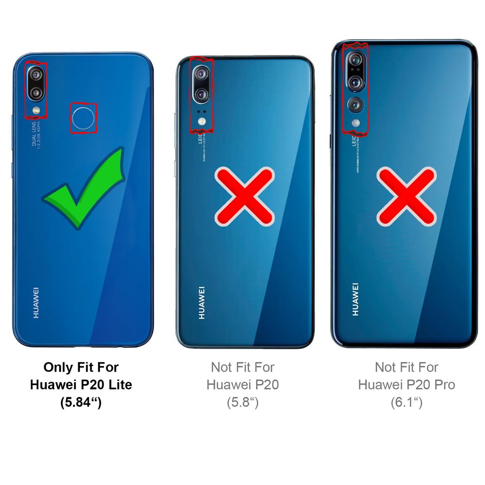 Electroplated Flip für Huawei P20 Lite in Rosegold