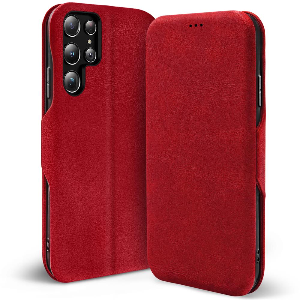 Shell Flip für Samsung Galaxy S24 Ultra in Rot