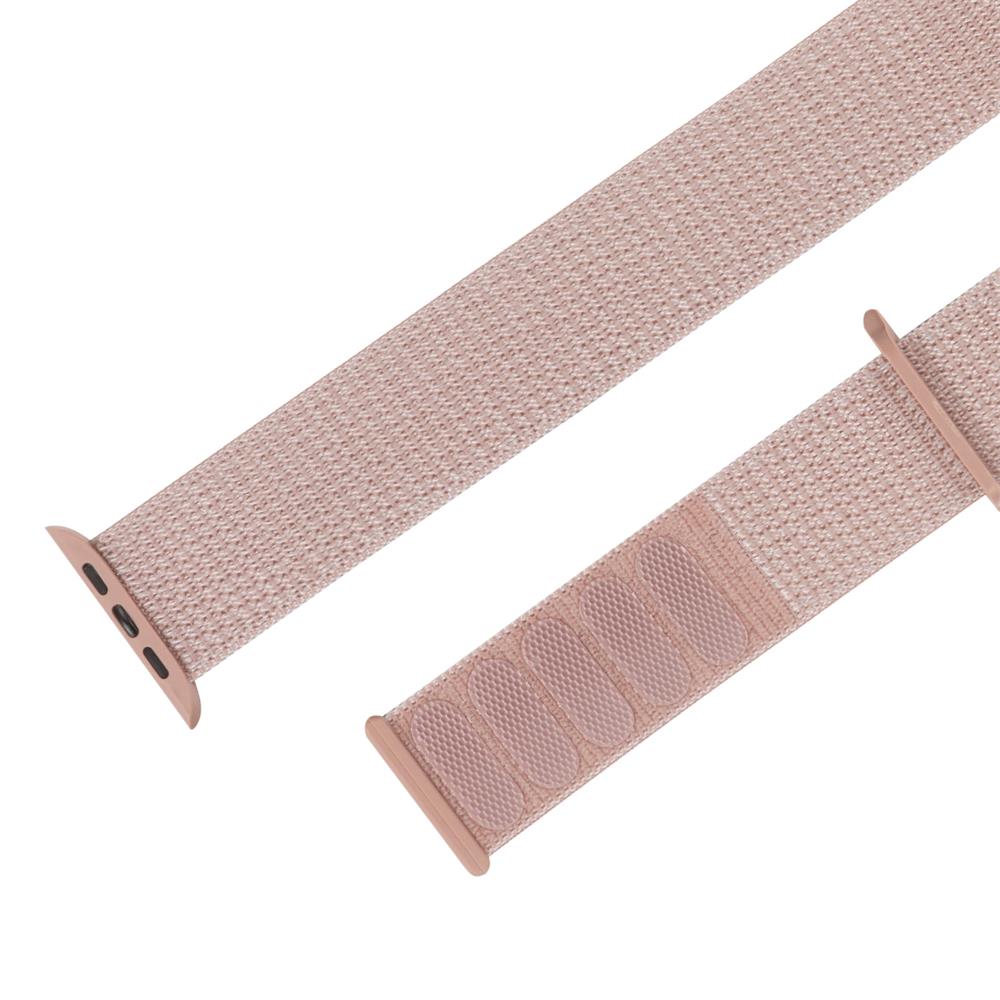Fitnessarmband Nylon für Apple Watch 1-9 - 42/44/45 in Rosé