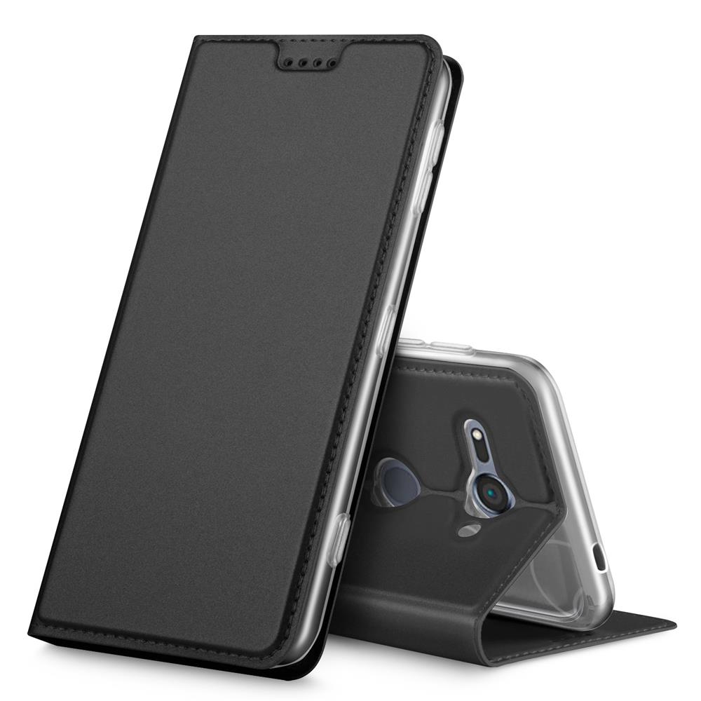 Electroplated Flip für Sony Xperia XZ2 Compact in Schwarz