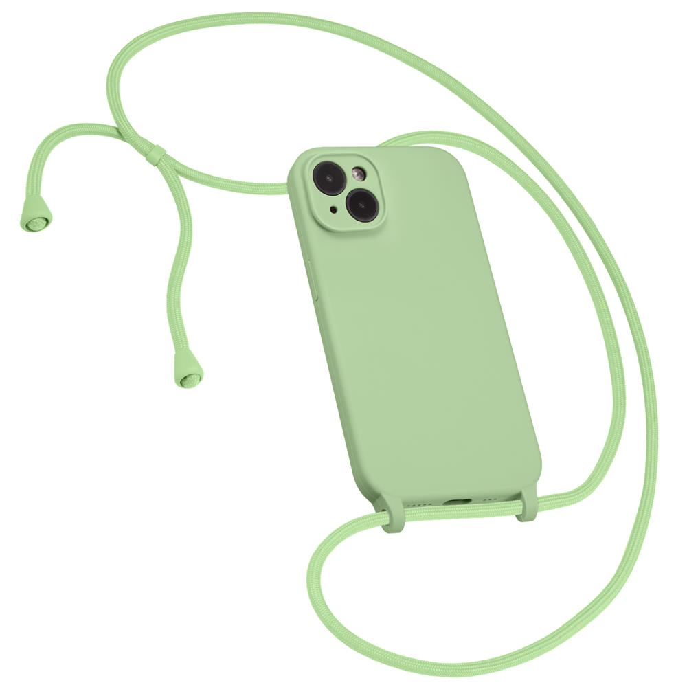 Connect Case Colour inkl. Kette für Apple iPhone 15 Plus in Grün