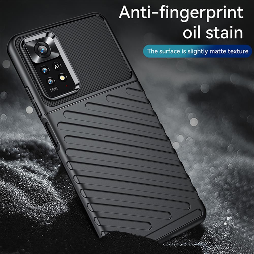 Thunder Case für Xiaomi Redmi Note 11 Pro / Pro 5G in Schwarz