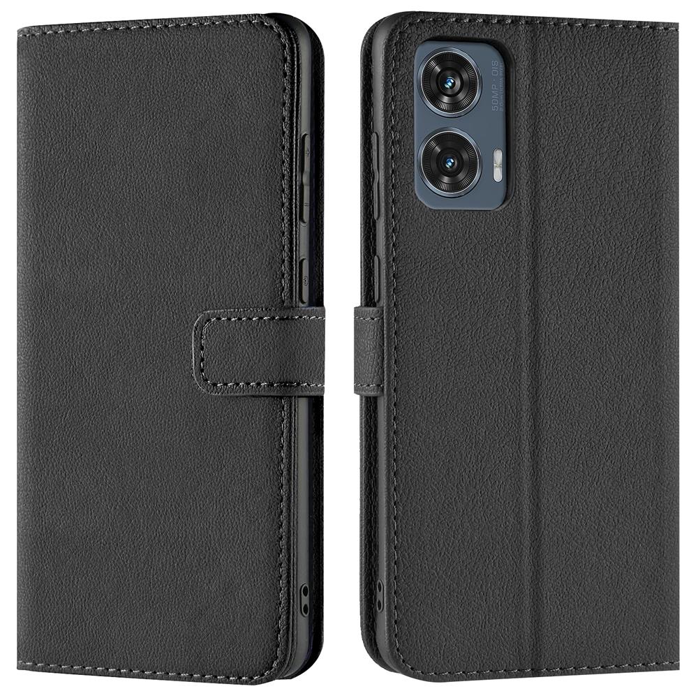 Basic Wallet für Motorola Edge 50 Fusion in Schwarz