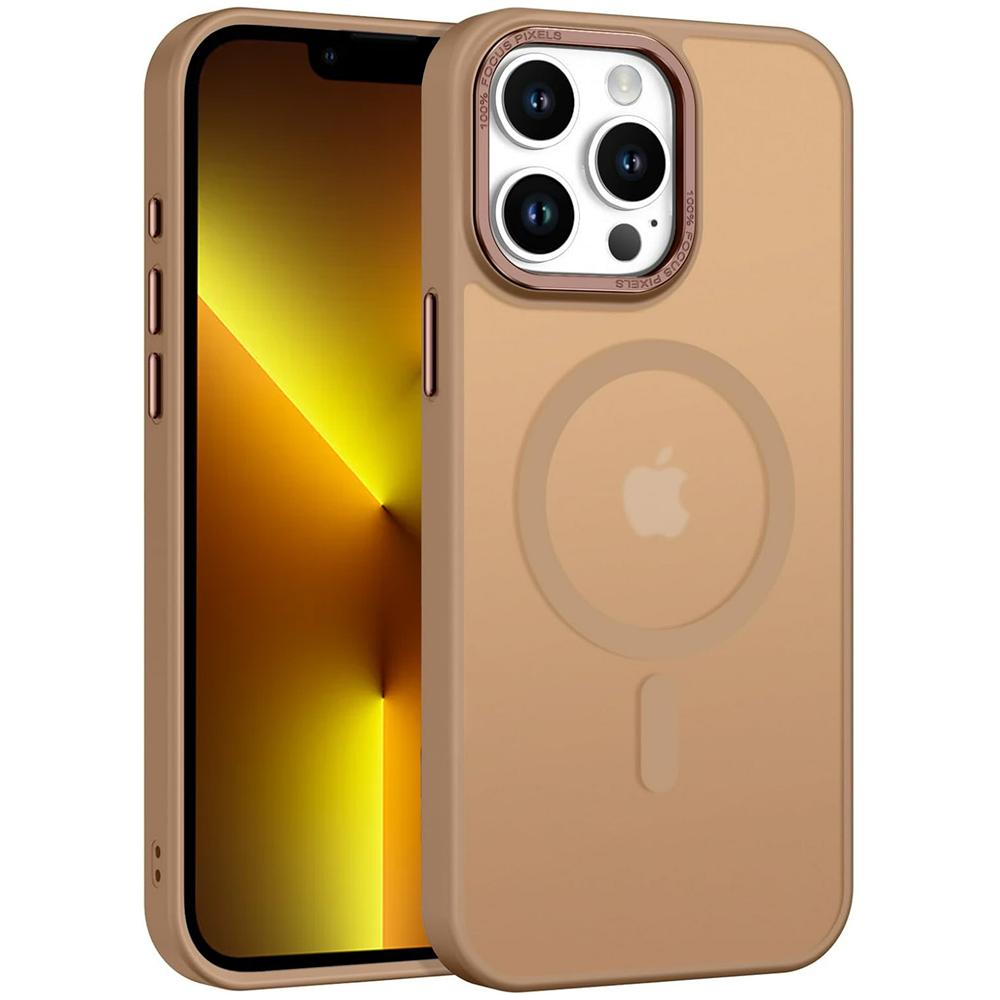 Frame Case für Apple iPhone 13 Pro in Braun