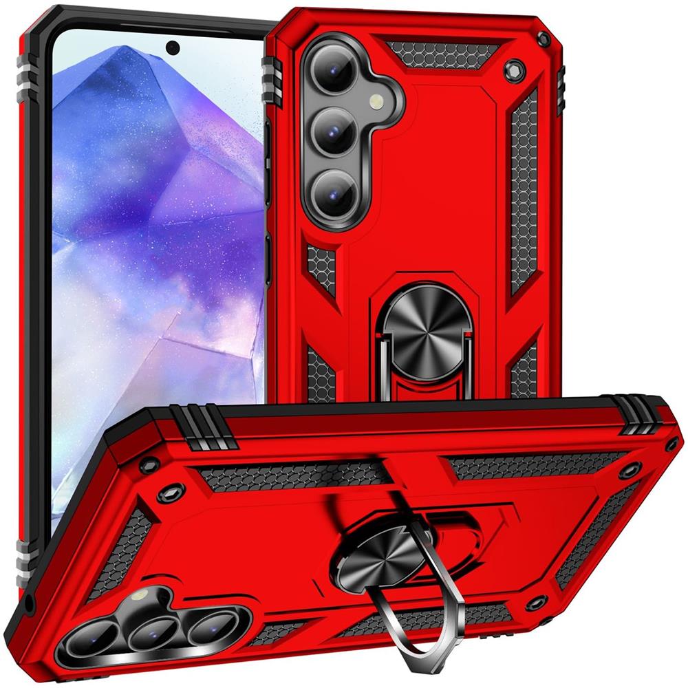 Army Case für Samsung Galaxy A55 5G in Rot