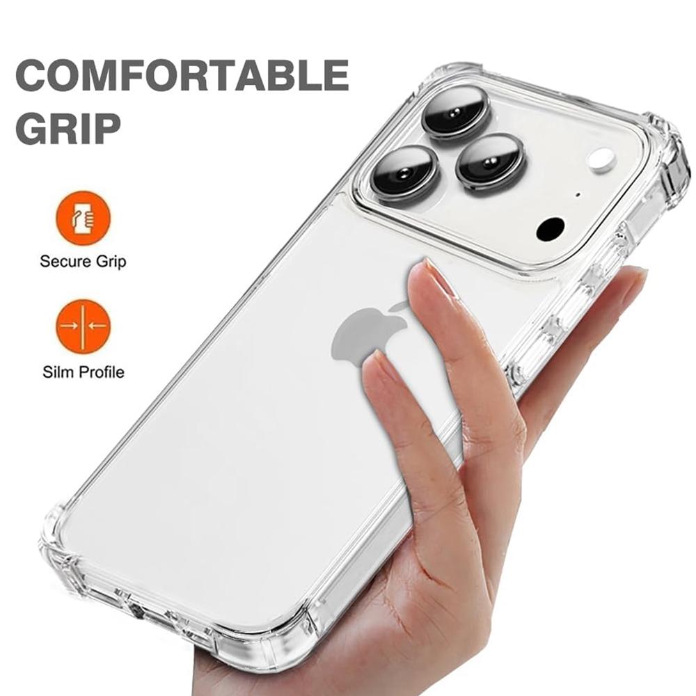 Rugged TPU für Apple iPhone 17 Pro Max in Transparent