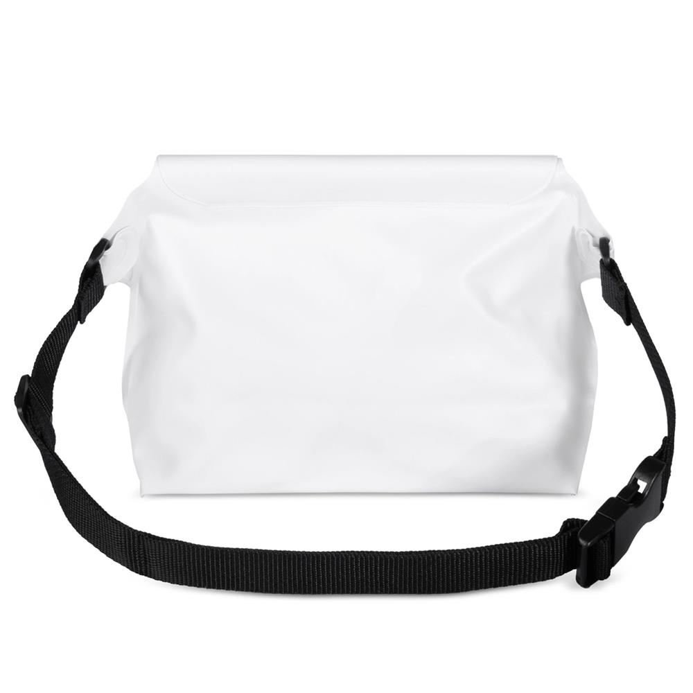 Wasserdichte PVC-Tasche / Hüfttasche in Weiss