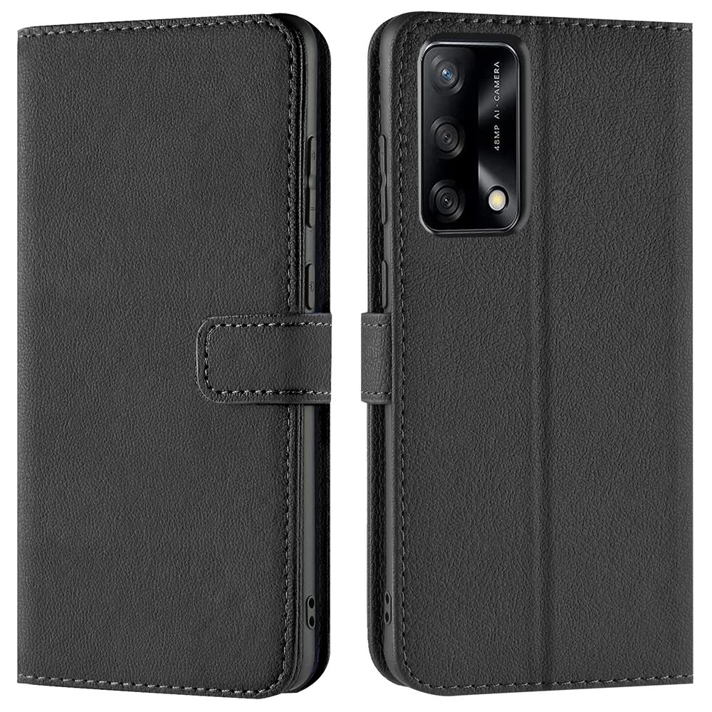 Basic Wallet für OPPO A74 4G in Schwarz