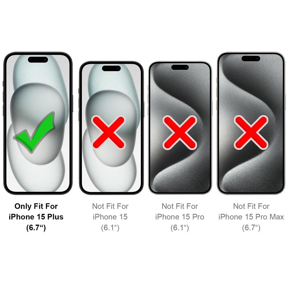 Magsafe TPU Case für Apple iPhone 15 Plus in Transparent
