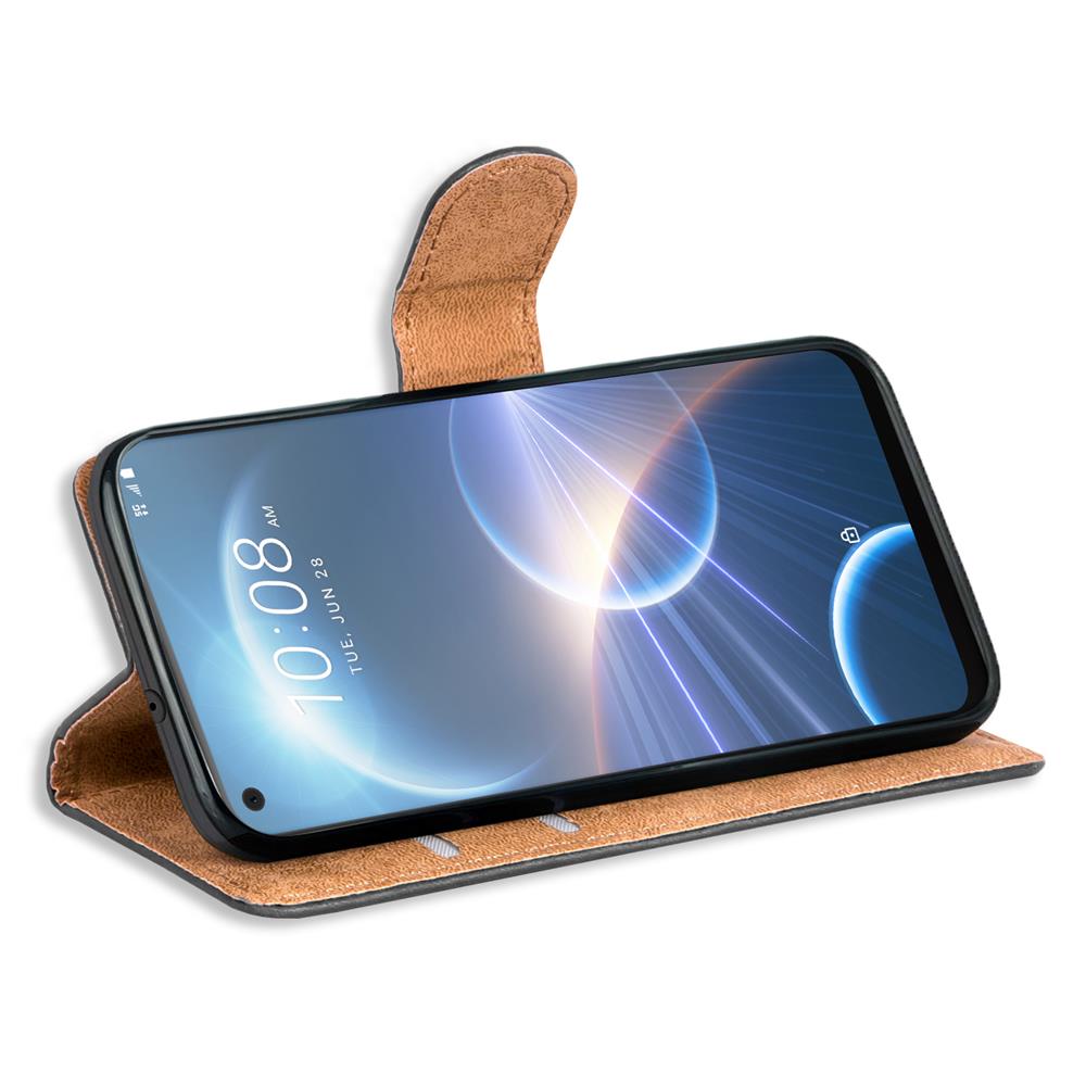 Basic Wallet für HTC Desire 22 Pro in Schwarz