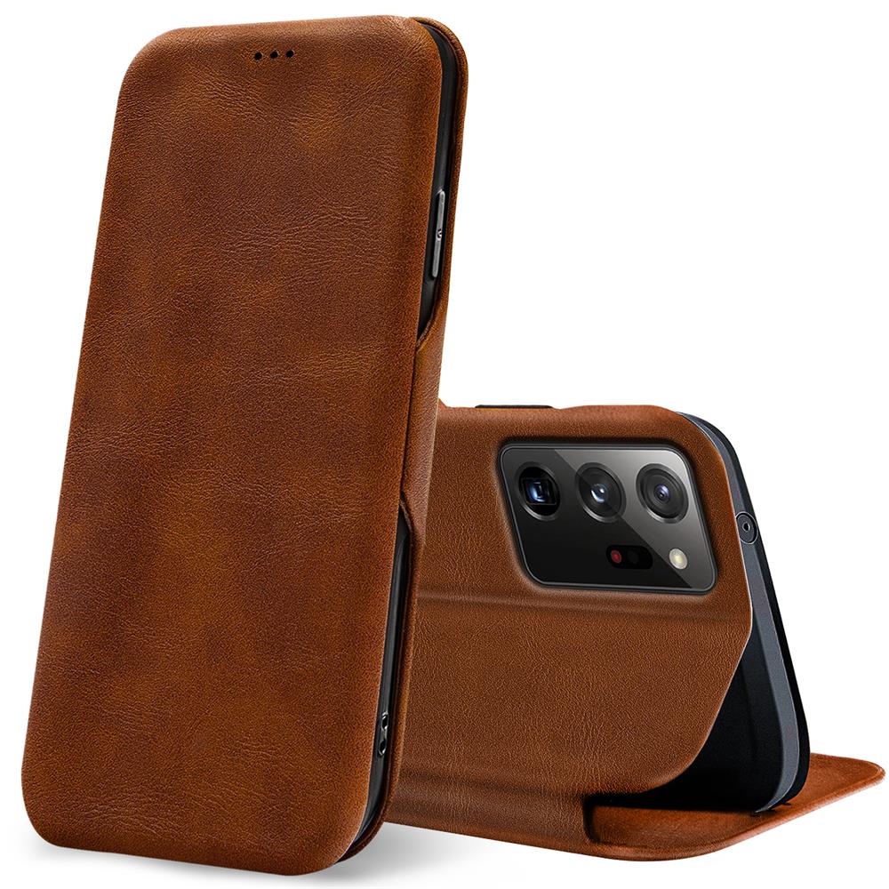 Shell Flip für Samsung Galaxy Note 20 Ultra in Braun