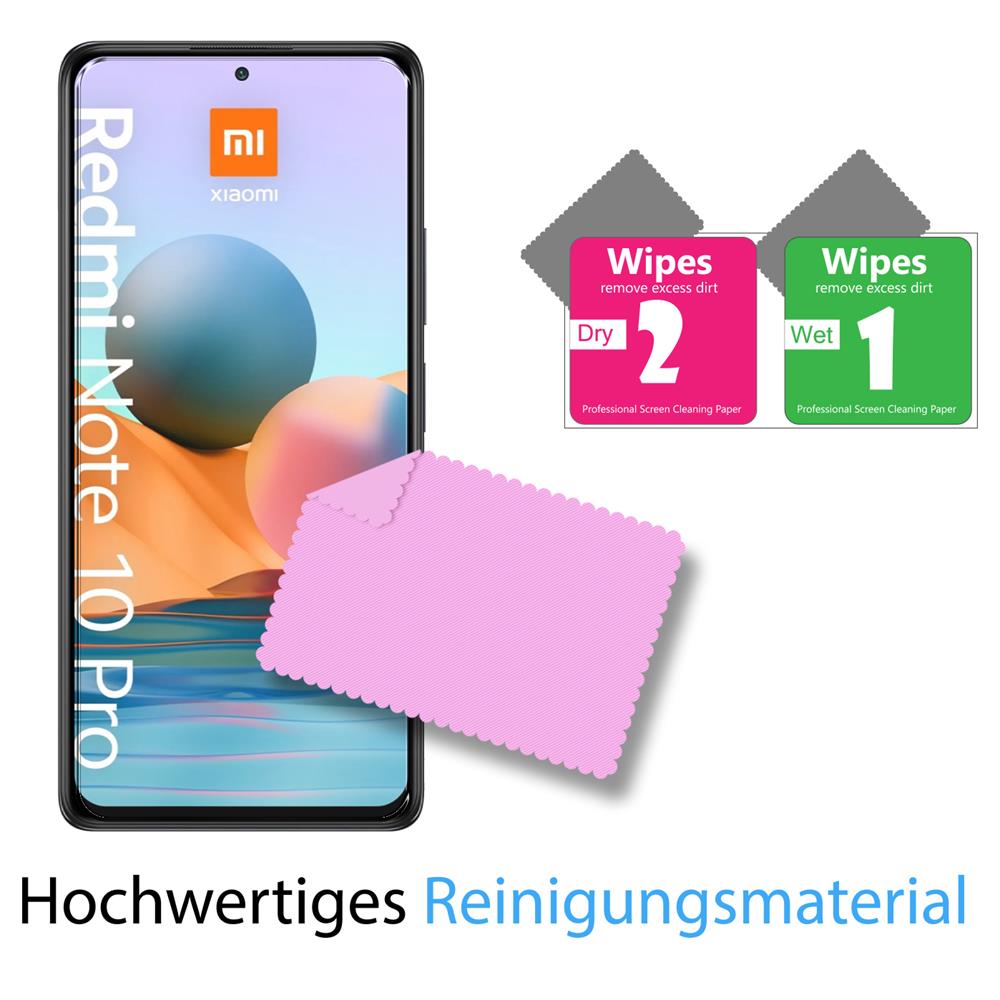 Glas 2in1 für Xiaomi Redmi Note 10 Pro