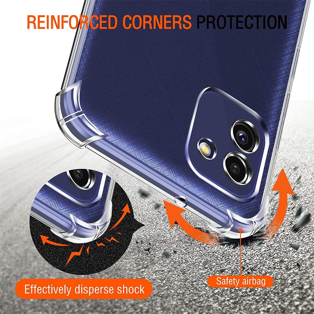Rugged TPU für Samsung Galaxy A03 in Transparent