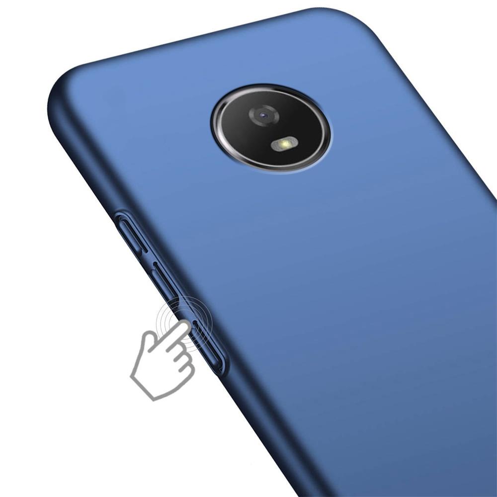 Classic Plain für Motorola/Lenovo Moto E4 in Blau